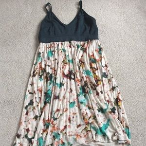 Casual tie-dye dress